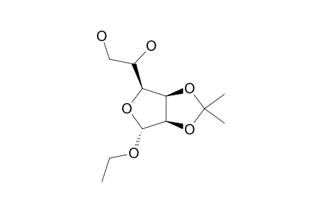 ETHYL_2,3-O-ISOPROPYLIDENE-ALPHA-D-MANNOFURANOSIDE