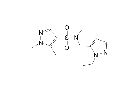 1H-pyrazole-4-sulfonamide, N-[(1-ethyl-1H-pyrazol-5-yl)methyl]-N,1,5-trimethyl-
