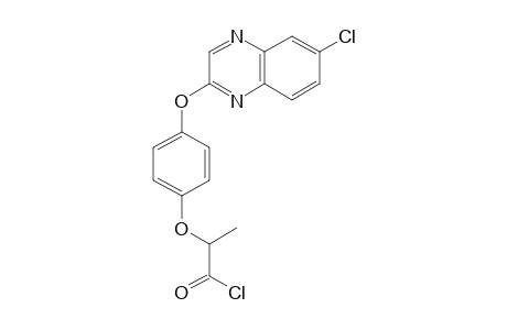 Propanoyl chloride, 2-[4-[(6-chloro-2-quinoxalinyl)oxy]phenoxy]-
