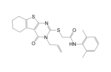 acetamide, N-(2,6-dimethylphenyl)-2-[[3,4,5,6,7,8-hexahydro-4-oxo-3-(2-propenyl)benzo[4,5]thieno[2,3-d]pyrimidin-2-yl]thio]-