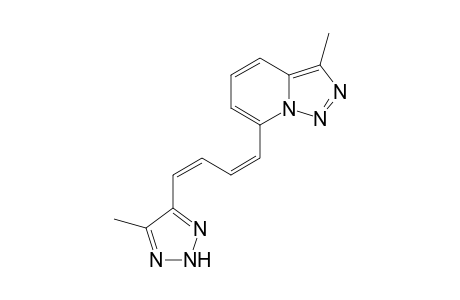 (1Z,3Z)-1-(3-methyl-[1,2,3]-triazolo[1,5-a]pyridine-7-yl)-4-(5-methyl-2H-[1,2,3]triazol-4-yl)-1,3-butadiene