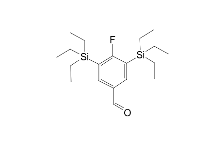 4-fluoro-3,5-bis(triethylsilyl)benzaldehyde