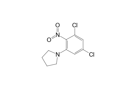 2,4-Dichloro-6-(1-pyrrolidinyl)nitrobenzene