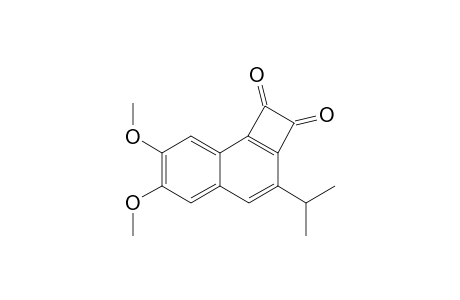6,7-Dimethoxy-3-i-propylcylobuta[a]naphthalen-1,2-dione