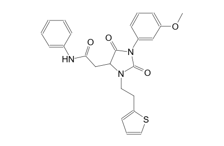 4-imidazolidineacetamide, 1-(3-methoxyphenyl)-2,5-dioxo-N-phenyl-3-[2-(2-thienyl)ethyl]-