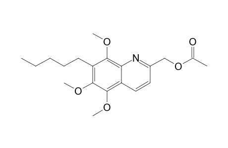 2-Acetoxymethyl-5,6,8-trimethoxy-7-pentylquinoline