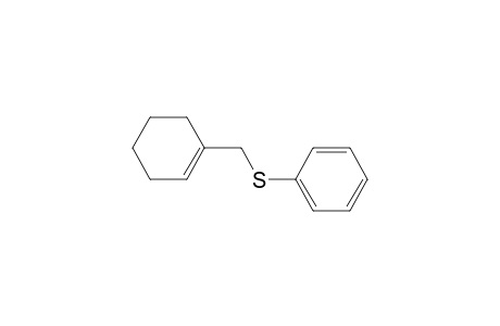 Benzene, [(1-cyclohexen-1-ylmethyl)thio]-