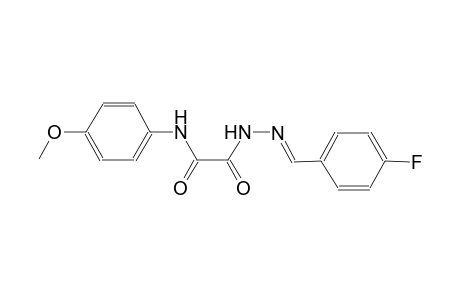 2-[(2E)-2-(4-fluorobenzylidene)hydrazino]-N-(4-methoxyphenyl)-2-oxoacetamide