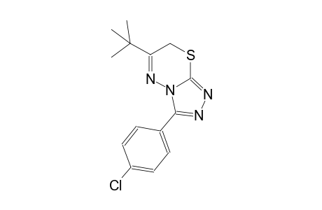 6-tert-butyl-3-(4-chlorophenyl)-7H-[1,2,4]triazolo[3,4-b][1,3,4]thiadiazine