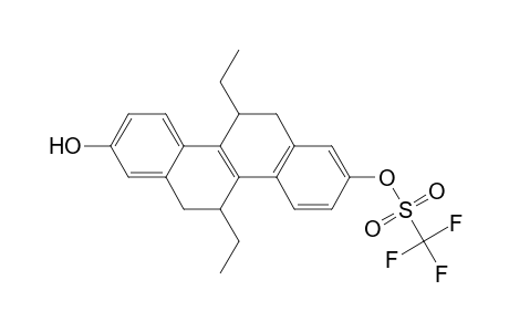 5,11-trans-Diethyl-8-[(trifluoromethanesulfonyl)oxy]-5,6,11,12-tetrahydrocyrysen-2-ol