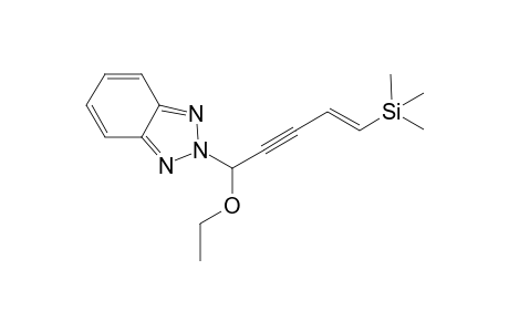 1-(Benzotriazoyl-1-yl)-1-ethoxy-5-(trimethylsilyl)-4-penten-2-yne