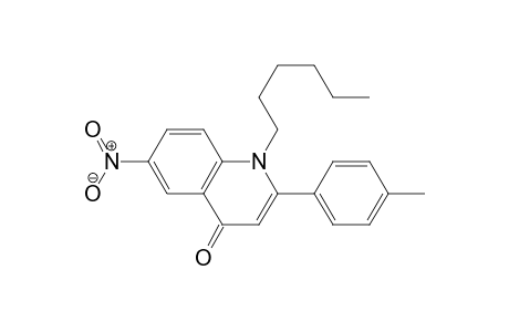 1-Hexyl-6-nitro-2-p-tolylquinolin-4(1H)-one