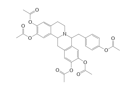 8-(p-Hydroxybenzyl)-2,3,10,11-tetrahydroxy-Protoberberine - Pentaacetate