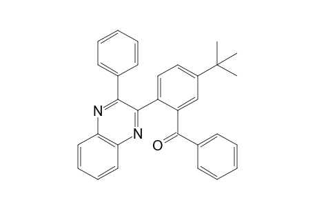 phenyl 2-(3-phenyl-2-quinoxalinyl)-5-tert-butylphenyl ketone