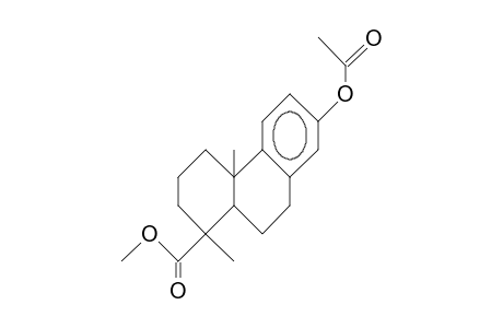(+)-13-Acetoxy-podocarpa-8,11,13-trien-19-oic acid, methyl ester