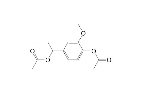 1-[4-(acetyloxy)-3-methoxyphenyl]propyl acetate