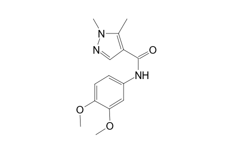 1H-Pyrazole-4-carboxamide, N-(3,4-dimethoxyphenyl)-1,5-dimethyl-