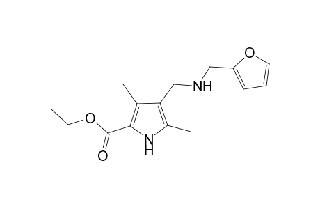 4-[(2-furanylmethylamino)methyl]-3,5-dimethyl-1H-pyrrole-2-carboxylic acid ethyl ester