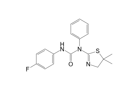 1-(5,5-dimethyl-4,5-dihydro-1,3-thiazol-2-yl)-3-(4-fluorophenyl)-1-phenylurea