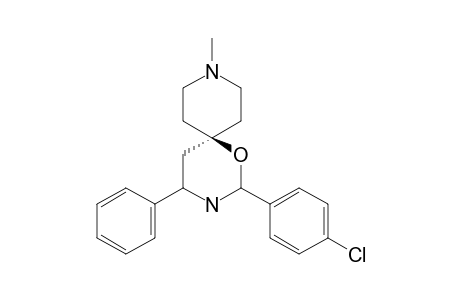 2-(4-CHLOROPHENYL)-4-PHENYL-9-METHYL-1-OXA-3,9-DIAZASPIRO-[5,5]-UNDECANE