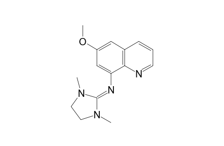 N-(6-methoxy-8-quinolyl)-1,3-dimethyl-imidazolidin-2-imine