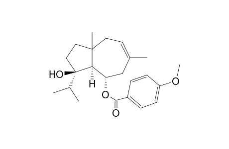(3R,3aS,4S)-3-hydroxy-3-isopropyl-6,8a-dimethyl-1,2,3,3a,4,5,8,8a-octahydro-4-azulenyl 4-methoxybenzoate