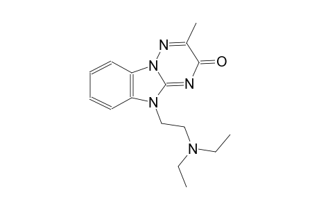 [1,2,4]triazino[2,3-a]benzimidazol-3(5H)-one, 5-[2-(diethylamino)ethyl]-2-methyl-