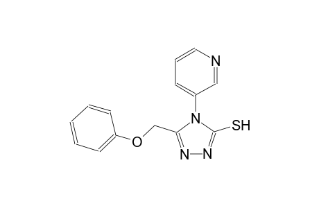 4H-1,2,4-triazole-3-thiol, 5-(phenoxymethyl)-4-(3-pyridinyl)-