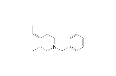(4E)-1-benzyl-4-ethylidene-3-methyl-piperidine