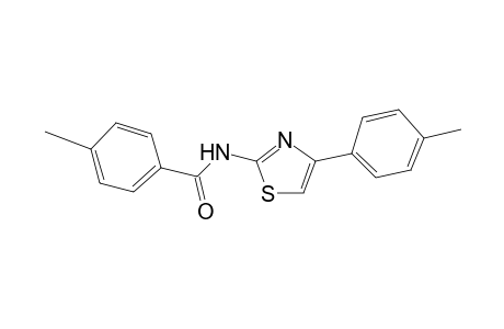 4-Methyl-N-[4-(4-methylphenyl)-1,3-thiazol-2-yl]benzamide
