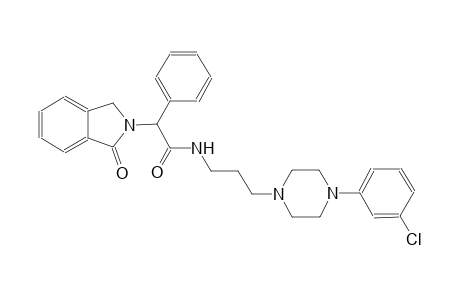 1H-isoindole-2-acetamide, N-[3-[4-(3-chlorophenyl)-1-piperazinyl]propyl]-2,3-dihydro-1-oxo-alpha-phenyl-
