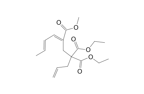 Diethyl 2-allyl-2-[(2E,4E)2'-(methoxycarbonyl)-2',4'-hexadienyl]malonate