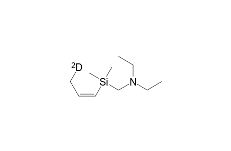 Ethanamine, N-[(dimethyl-1-propenyl-3-d-silyl)methyl]-N-ethyl-, (Z)-