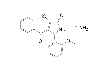 1-(2-Amino-ethyl)-4-benzoyl-3-hydroxy-5-(2-methoxy-phenyl)-1,5-dihydro-pyrrol-2-one