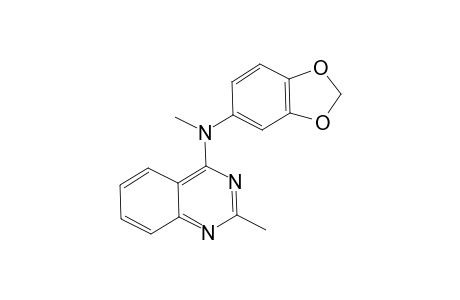 2-Methyl-4-(N-benzodioxolan-3-yl-N-methyl-amino)quinazoline