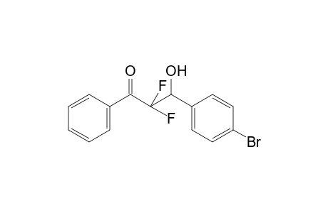 3-(4-bromophenyl)-2,2-difluoro-3-hydroxy-1-phenylpropan-1-one