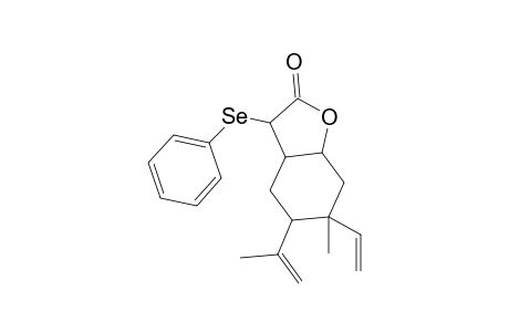 6-Z-ethenyl-6-E-methyl-2-oxo-3-E-phenylseleno-5-E-propen-2-yl-2,3,3a,4,5,6,7,7a-octahydrobenzofuran