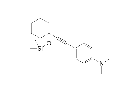 N,N-Dimethyl-4-((1-((trimethylsilyl)oxy)cyclohexyl)ethynyl)aniline