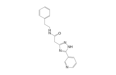 1H-1,2,4-triazole-3-acetamide, N-(2-phenylethyl)-5-(3-pyridinyl)-