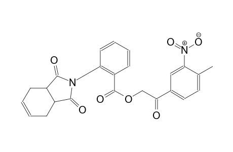 benzoic acid, 2-(1,3,3a,4,7,7a-hexahydro-1,3-dioxo-2H-isoindol-2-yl)-, 2-(4-methyl-3-nitrophenyl)-2-oxoethyl ester