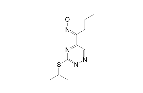 (E)-1-(3-ISOPROPYLTHIO-1,2,4-TRIAZIN-5-YL)-N-BUTANONOXIME