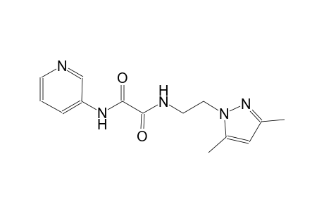 ethanediamide, N~1~-[2-(3,5-dimethyl-1H-pyrazol-1-yl)ethyl]-N~2~-(3-pyridinyl)-