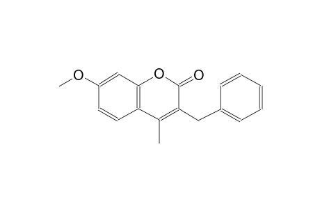 2H-1-benzopyran-2-one, 7-methoxy-4-methyl-3-(phenylmethyl)-