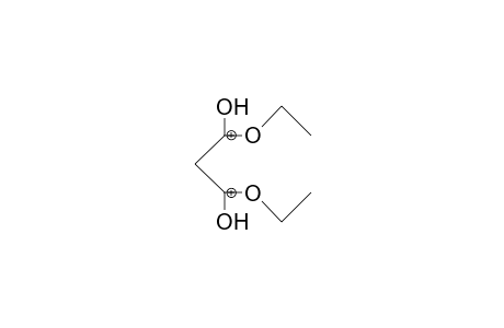 Diethyl malonate dication