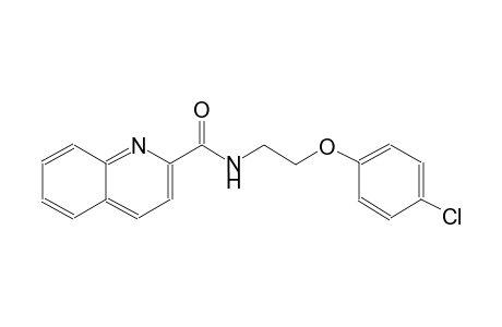 2-quinolinecarboxamide, N-[2-(4-chlorophenoxy)ethyl]-