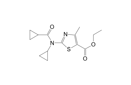 ethyl 2-[cyclopropyl(cyclopropylcarbonyl)amino]-4-methyl-1,3-thiazole-5-carboxylate