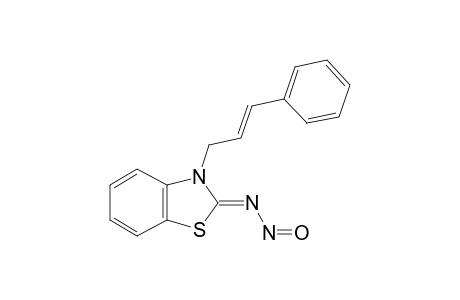 (NZ)-N-[3-[(E)-3-phenylprop-2-enyl]-1,3-benzothiazol-2-ylidene]nitrous amide