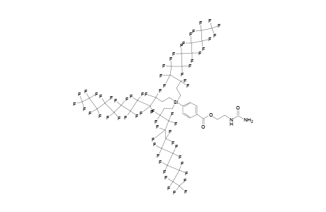 (2-((4-(Tris(2-perfluorodecyl)ethyl)silyl)benzoyl)oxy)ethyl)urea