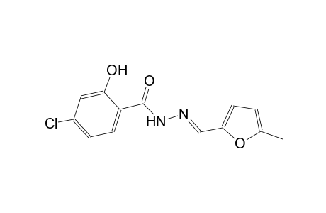 4-chloro-2-hydroxy-N'-[(E)-(5-methyl-2-furyl)methylidene]benzohydrazide