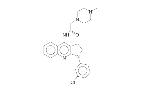 N-[1-(3-chlorophenyl)-2,3-dihydropyrrolo[2,3-b]quinolin-4-yl]-2-(4-methyl-1-piperazinyl)acetamide